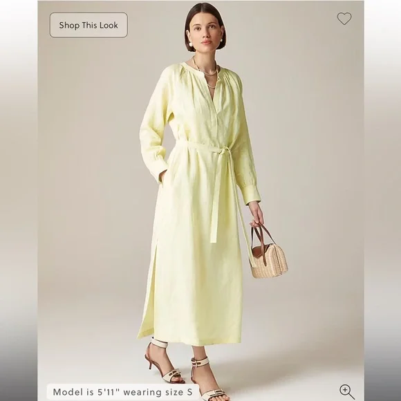 J. Crew | Dresses | Jcrew Cabana Dress In Linen | Poshmark